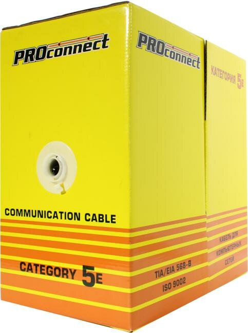 Кабель витая пара PROconnect FTP 4PR 24AWG cat5e, 305 м - фото №13