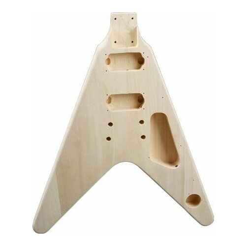 Корпус электрогитары, липа, без отделки, Sunsmile SFV-09BO