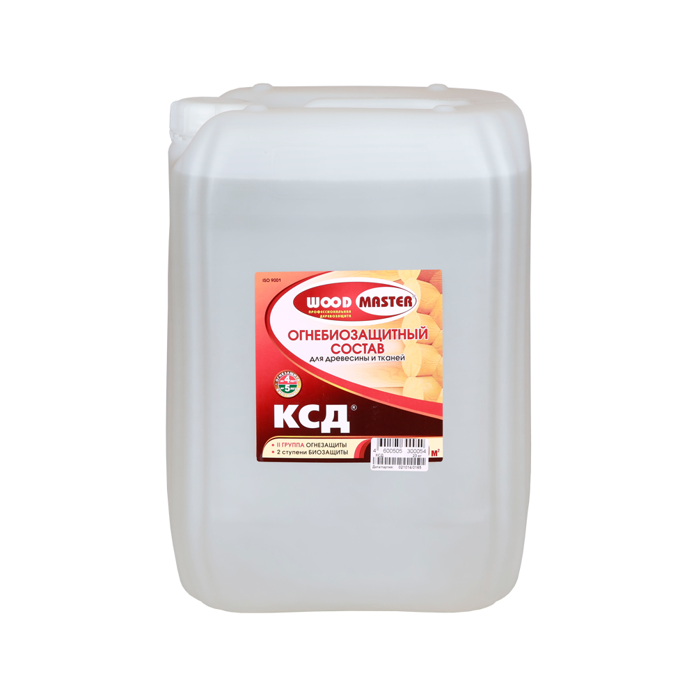 Woodmaster / Вудмастер КСД состав огнебиозащитный II групп 23кг