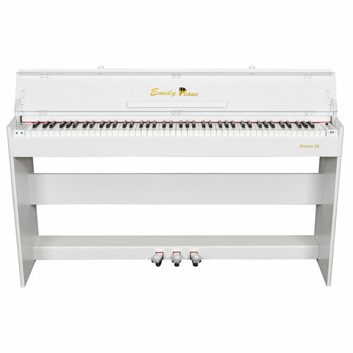 Пианино цифровое с крышкой EMILY PIANO D-52 WH пианино цифровое emily piano d 54 wh