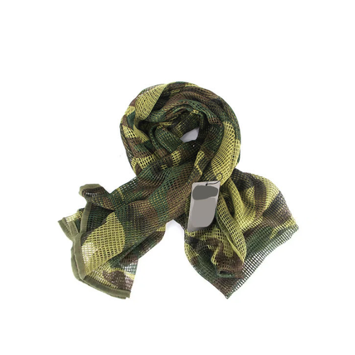 фото Тактический сетчатый шарф three, камуфляж "джунгли"