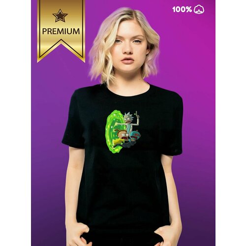 фото Футболка, размер 2xl (муж), черный styleprint