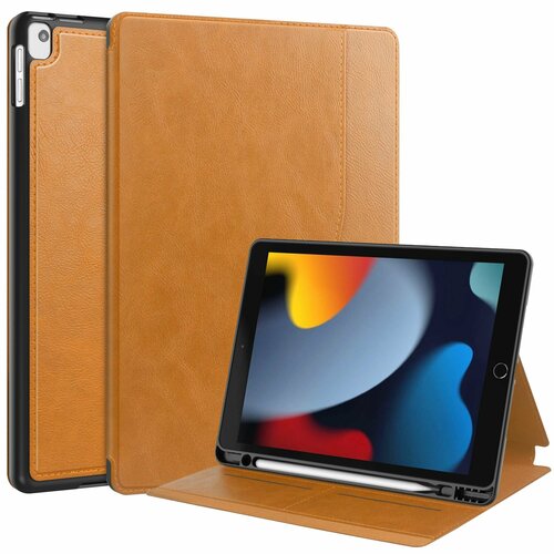 Чехол для iPad 7 / 8 / 9 10.2" коричневый Business series
