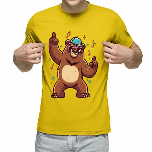 фото Футболка us basic, размер l, желтый