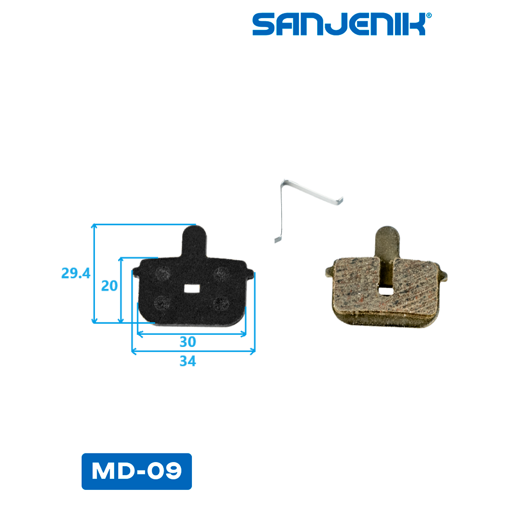 Тормозные колодки Sanjenik MD-09 для велосипедов и электросамокатов