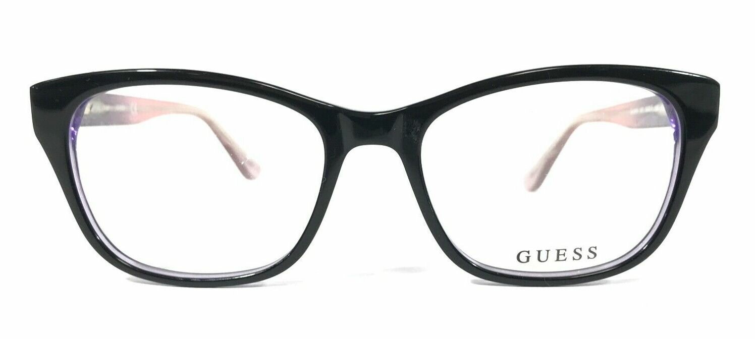 Женская оправа для очков Guess GU 2678-N 001, цвет: черный, кошачий глаз, пластик