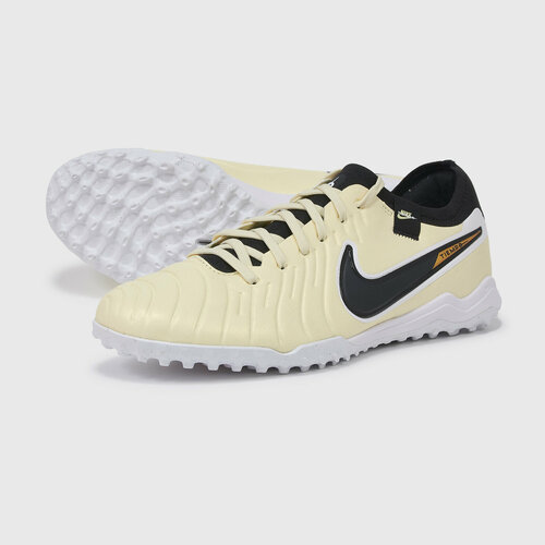 шиповки nike tiempo legend 10 pro tf размер 8 us белый Шиповки NIKE, размер 7.5 US, желтый