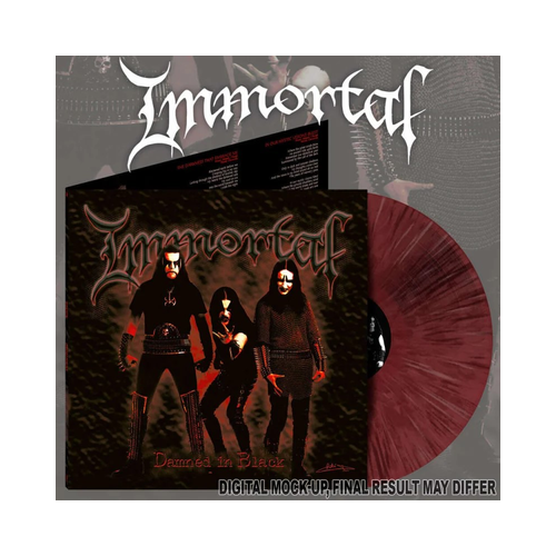 Immortal - Damned In Black, 1LP Gatefold, CHERRY RED LP