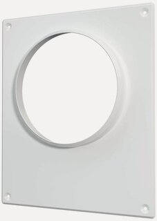 Изображение товара Фланец ERA PRO 120ПТМ, для вентиляции, нержавеющая сталь, 120мм, белый
