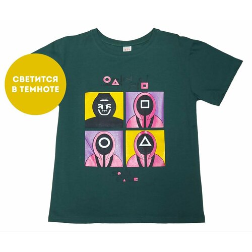 фото Футболка sf, размер 46, зеленый