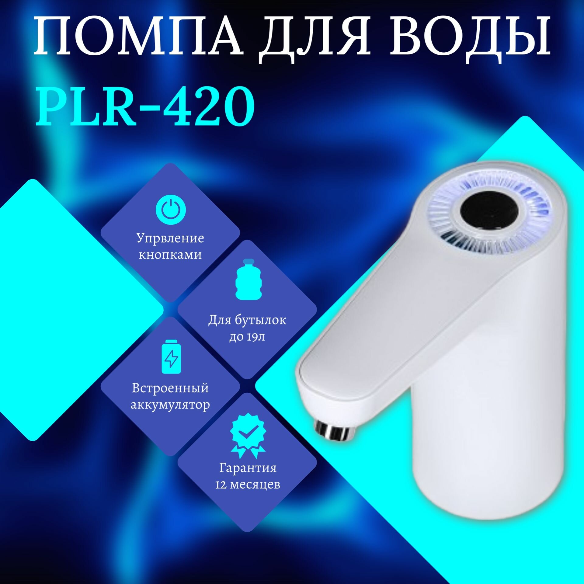 Помпа для воды Ecotronic PLR-420 White