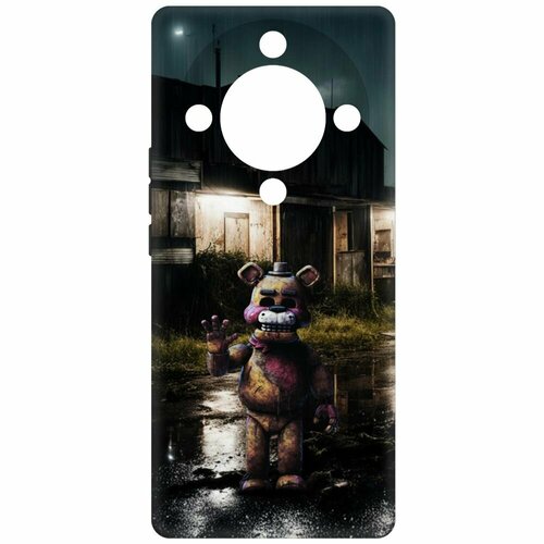 Чехол-накладка Krutoff Soft Case фнаф (FNAF) - Фредди под дождем для Honor Magic 5 Lite черный чехол накладка krutoff soft case фнаф fnaf кошмарный фредди для honor 90 lite черный