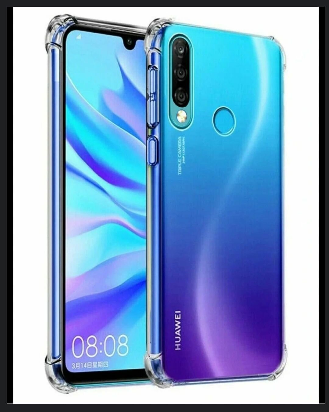 Huawei Honor 20s p30 lite 20 lite Nova 4e Силиконовый прозрачный чехол для хуавей хонор 20с п30 лайт