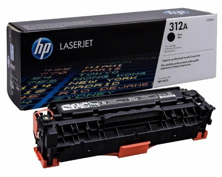 Картридж HP CF380A, 2400 стр, черный