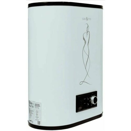 Водонагреватель электрический 50 л плоский нержавеющая сталь GROSSETO Flat-50 1300700W арт GRFlat-50 2047600₽