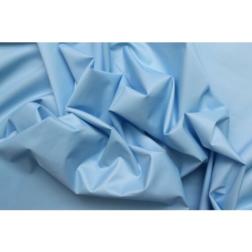 Ткань плащево-курточная с мембраной ярко-голубая, ш145см, 0,5 м
