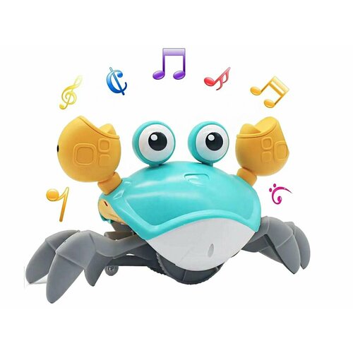 Интерактивная игрушка бегающий крабик USB