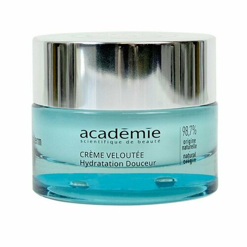 Academie Hydraderm Velvety Cream Мягкий увлажняющий крем-бархат для лица, 50 мл academie крем бархат creme veloutee мягкий увлажняющий 50 мл