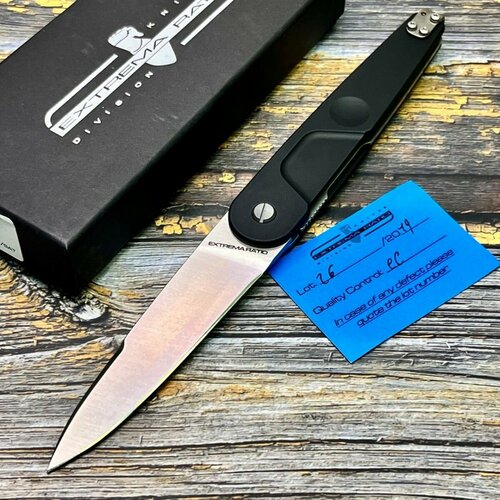 Нож складной Extrema Ratio EX0227SAT BD2 R, N690 Blade, Black Aluminum Handle