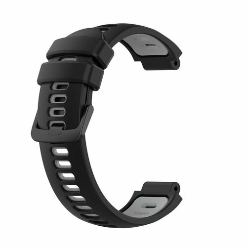 Ремешок фактура гладкая, белый, черный аккумулятор cameronsino cs grh100sh для часов garmin approach s10 s20 x40 forerunner 35 p n 361 00117 00 180mah