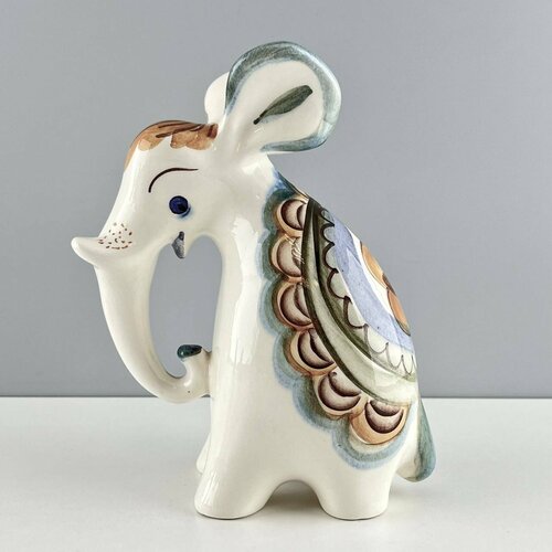 Винтажная статуэтка Мамонтенок Фаянс ЗиК Конаково Автор В А Сергеев СССР 1970-е 7000₽