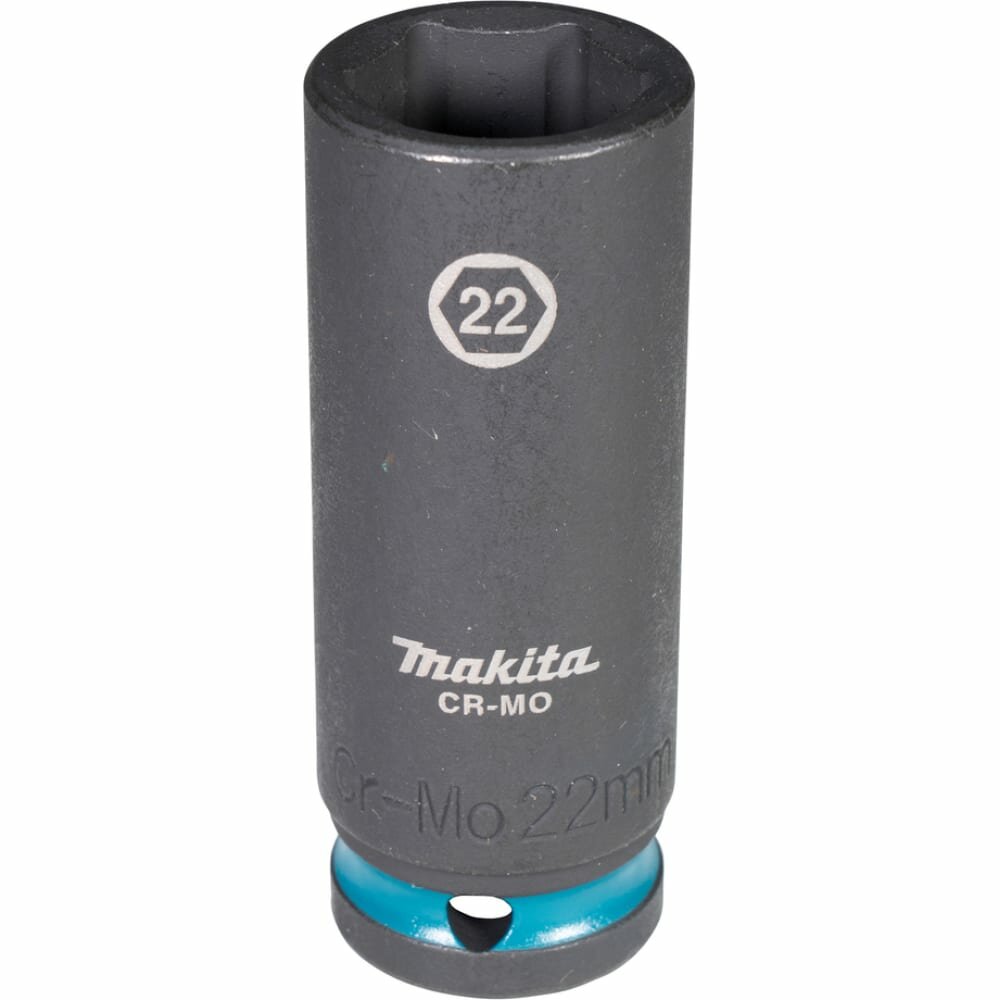 Ударная удлиненная торцовая головка Makita Impact Black 1/2" 22x81, 5 мм , - фото №4