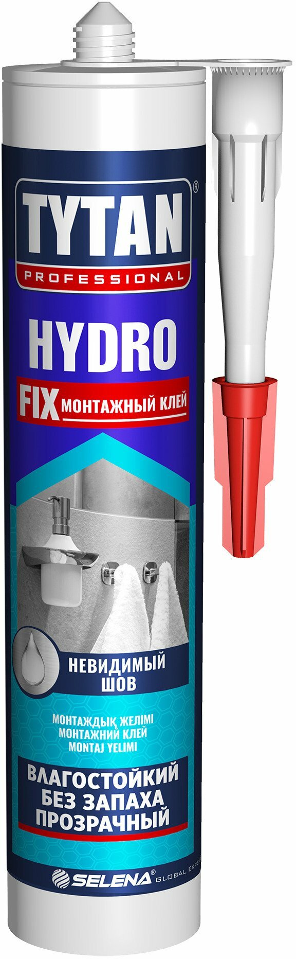 Клей монтажный акриловый Tytan Professional Hydro Fix Прозрачный (310мл/360г)