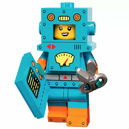 фото Lego minifigures 71034-6 картонный робот