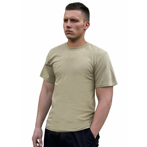 Футболка ВОЕНПРО, размер RUS 46 (S), бежевый футболка военпро размер 46 бежевый