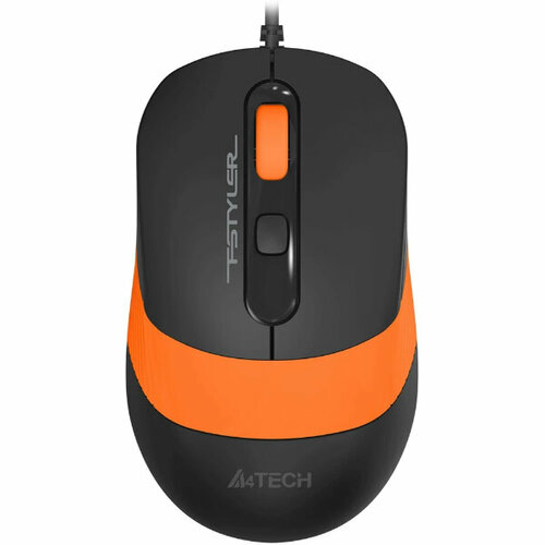Мышь A4Tech Fstyler FM10S черныйоранжевый оптическая 1600dpi silent USB 4but 119200₽