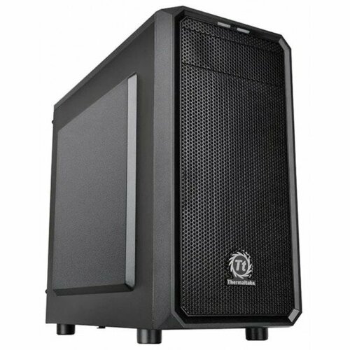 Корпус Thermaltake Versa H15 черный w/o PSU mATX 4x120mm 1xUSB2.0 1xUSB3.0 audio bott PSU (CA-1D4-00S1NN-00) корпус для компьютера thermaltake view 71 ca 1i7 00f1wn 01 black w o psu