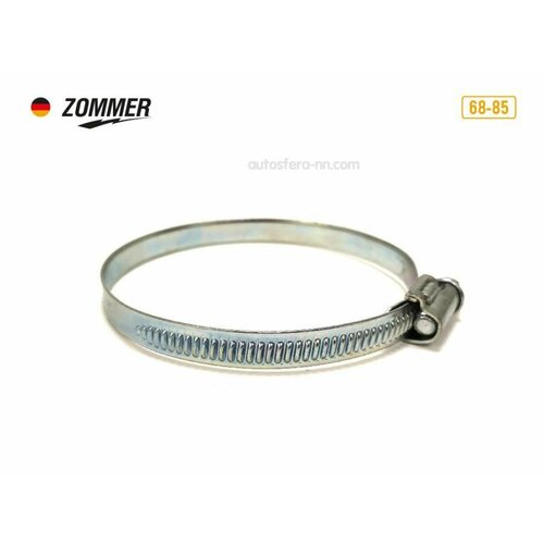 ZOMMER 6885 Хомут червячный 68-85мм (оцинкованный) ZOMMER zommer 18824 шарнир поворот кулака уаз 452 469 мост тимкен корот прав 633 7мм zommer