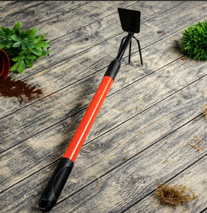 Рыхлитель-тяпка для сада из нержавеющей стали с телескопической ручкой 90см
