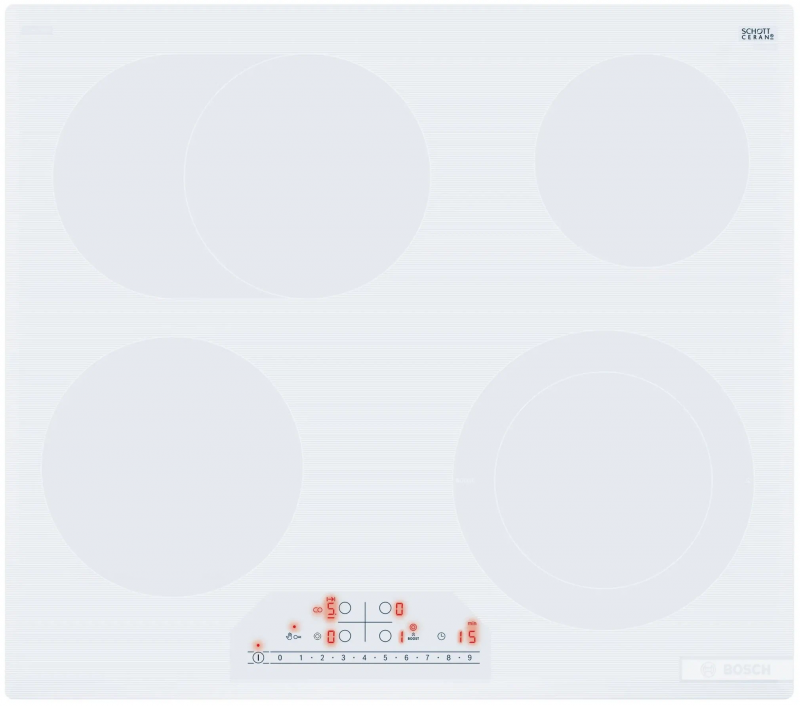 Электрическая варочная панель Bosch PKN652FP2E, белый