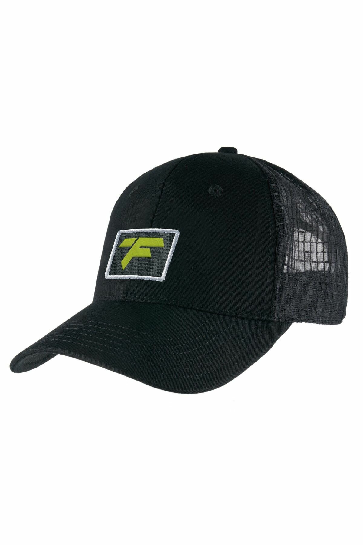 Бейсболка с сеткой мужская летняя Finntrail CAP CamoShadowBlack