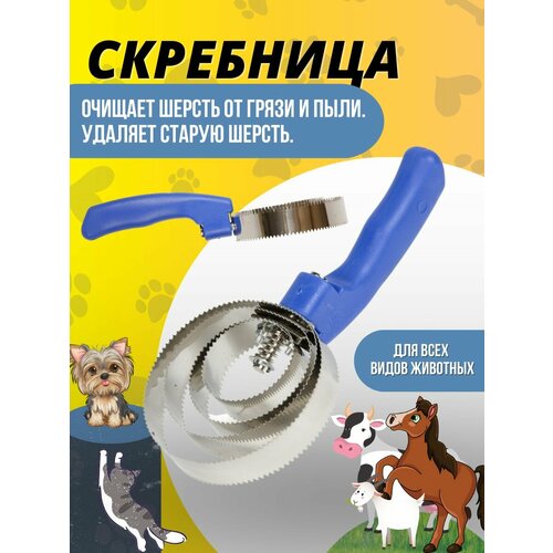 Sweethorse / Скребница металлическая для животных