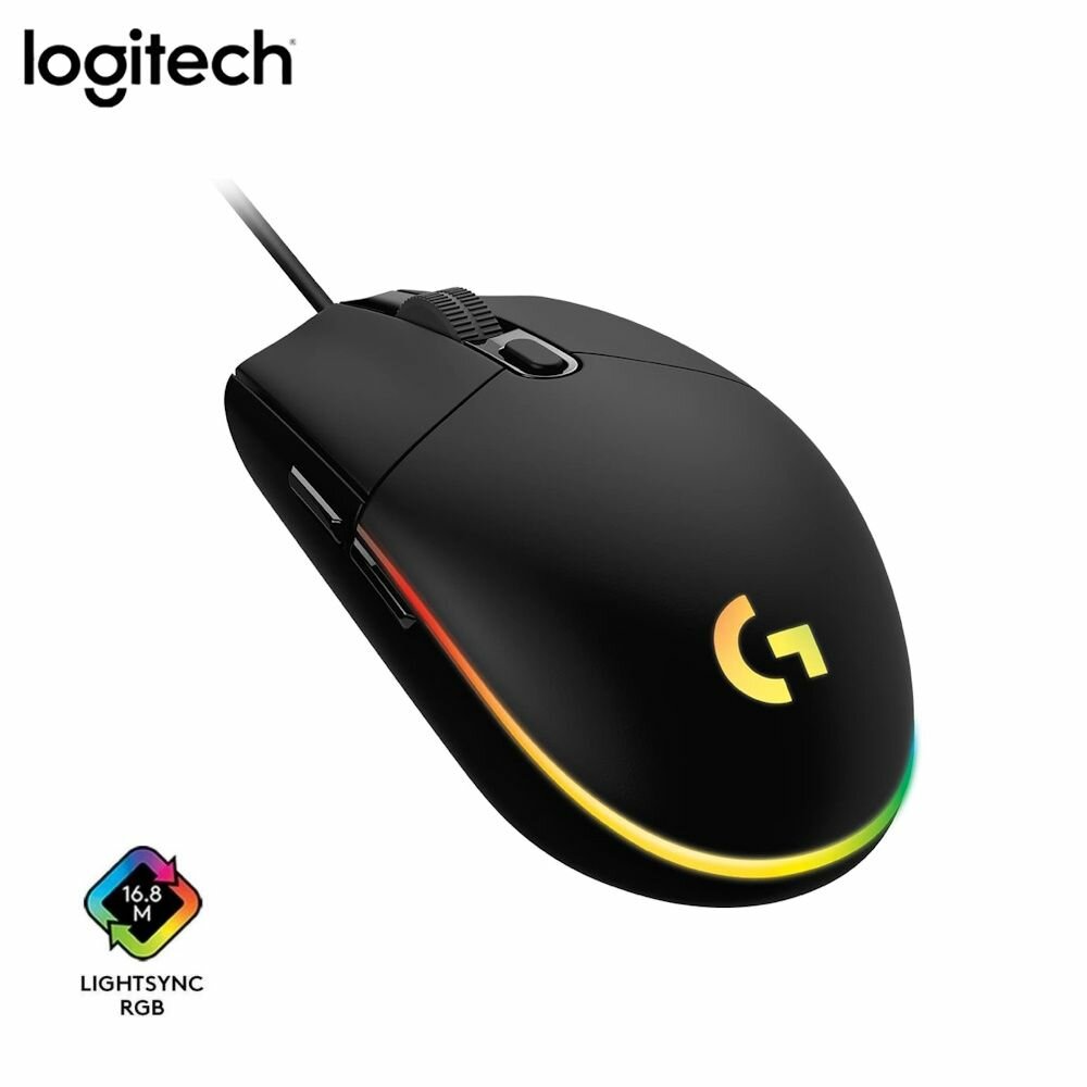 Мышь Logitech G102 LightSync, оптическая, проводная (910-005808)