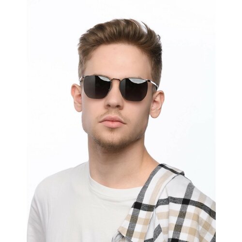 Солнцезащитные очки Thom Richard, серый, серебряный