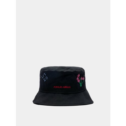 Панама Jungles Jungles Let Go Bucket Hat Black, размер OneSize, черный