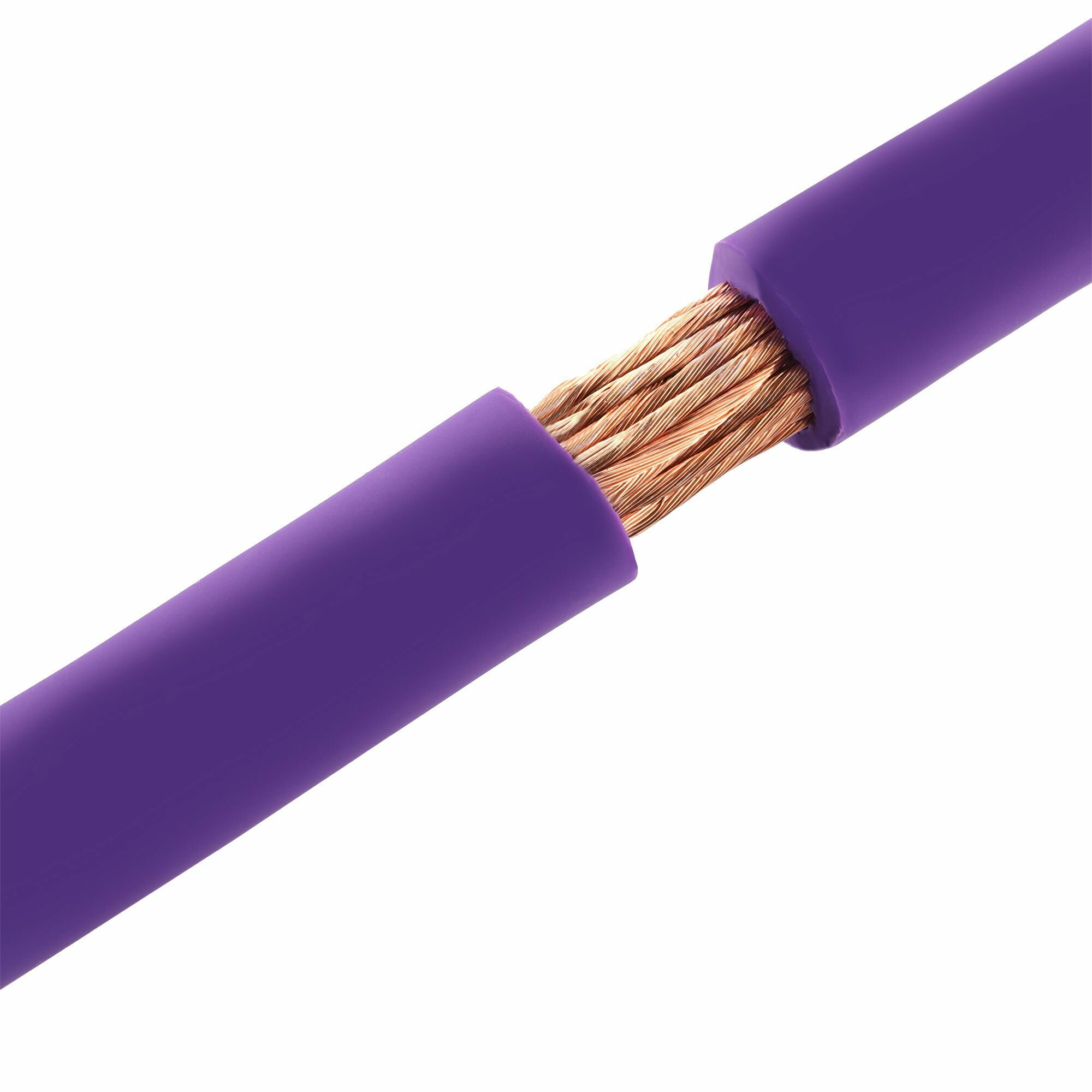 Силовой кабель DL Audio Barracuda 0 Ga Purple ( в нарезку ) - фотография № 2