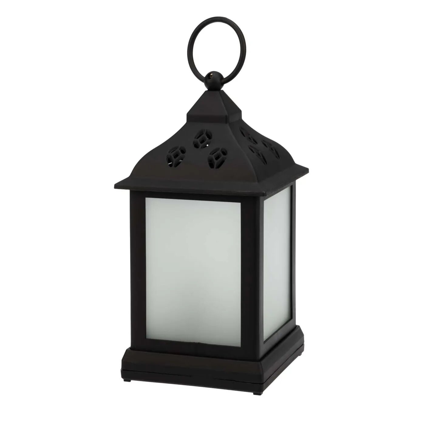 Светодиодный светильник-ночник NEON-NIGHT с эффектом пламени свечи в черном корпусе 513-066