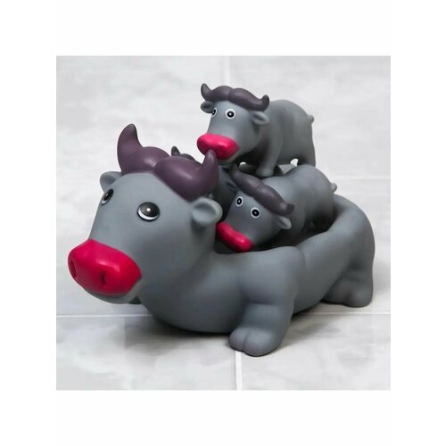 Набор игрушек для игры в ванне Коровка игрушки 3 шт 405₽