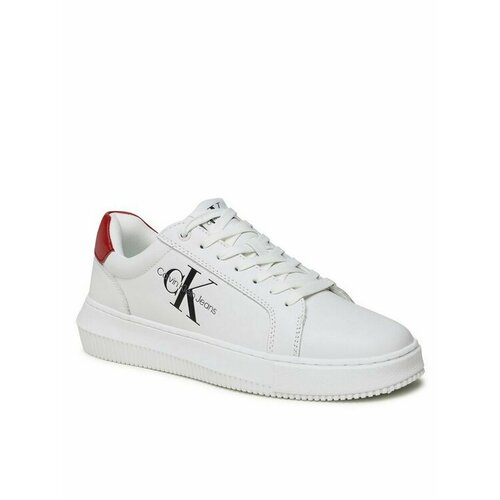 Кроссовки Calvin Klein Jeans, размер EU 43, белый кроссовки calvin klein jeans chunky cupsole mono white grey