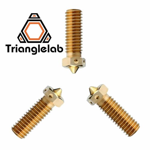 Сопло Trianglelab E3D Volcano х 1 шт 1.2 мм для 3D принтера Латунь х 3 шт