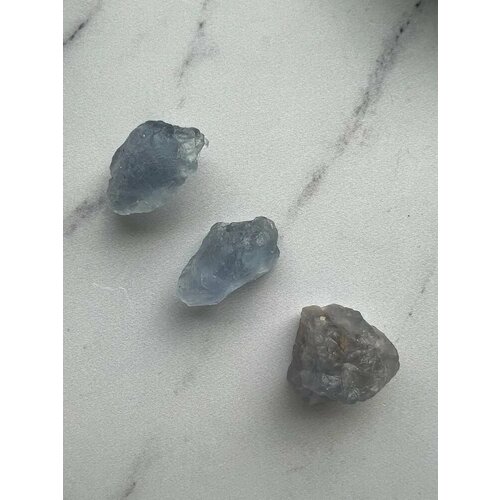 Флюорит голубой натуральный, кристаллизованный. Упаковка 50 гр.