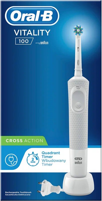 Vitality 100 CrossAction D100.413.1, белый, коробка