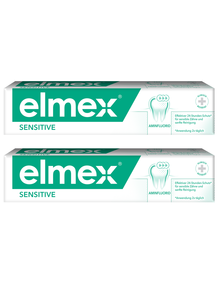 Зубная паста Elmex Sensitive 2X75 мл — фото 1