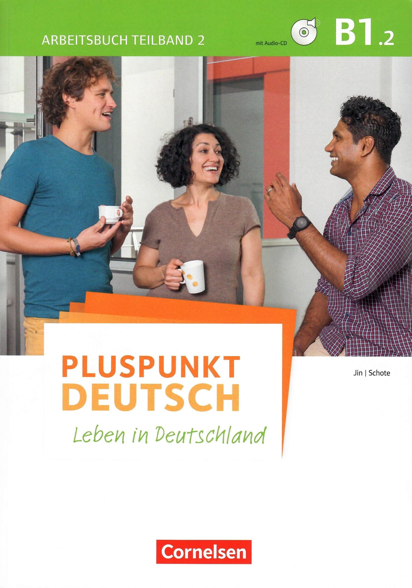Pluspunkt Deutsch B1.2 Leben in Deutschland Arbeitsbuch mit Audio CD mit Loesungen.