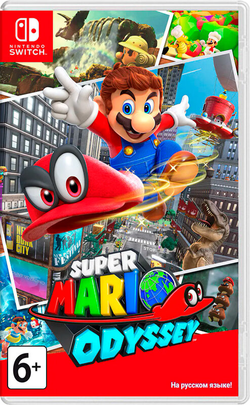 Картридж для Nintendo Switch Super Mario Odyssey РУС Новый