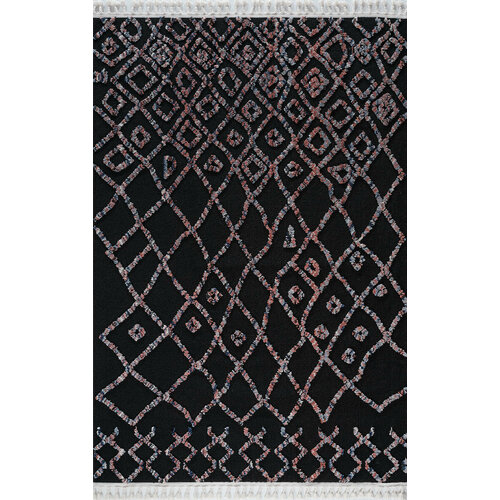 Ковер тканый с двухуровневым ворсом 